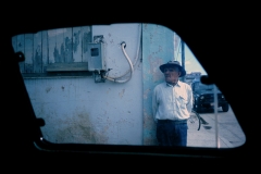 Man on street corner, Baracoa, 2003